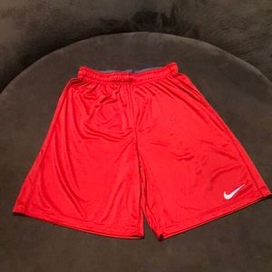NWOT Nike Fly Short. Red. Size: Large. 361056-657. Dri-Fit Polyester Material.
